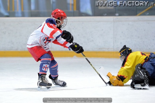 2013-04-13 Aosta 0294 Hockey Milano Rossoblu U11-Besancon - Diego Calabresi
